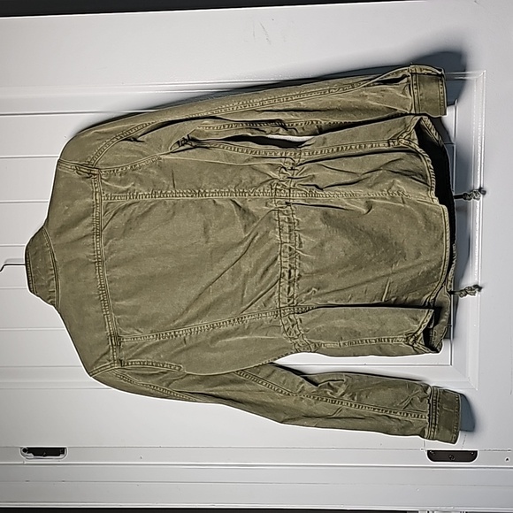Lucky Brand XS olive green cinch waist bomber jacket - Picture 16 of 16